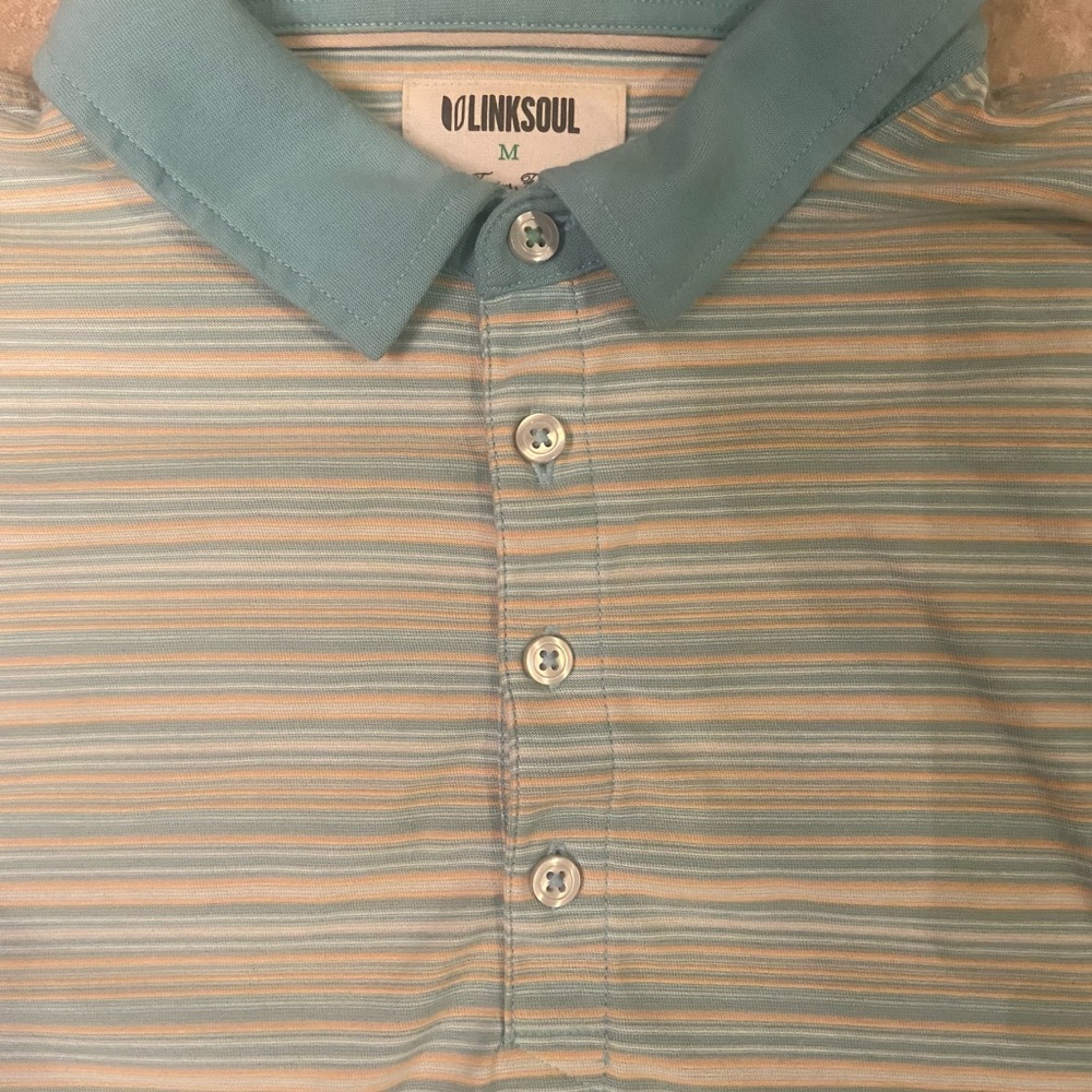 Linksoul Men’s Medium Golf Polo Shirt